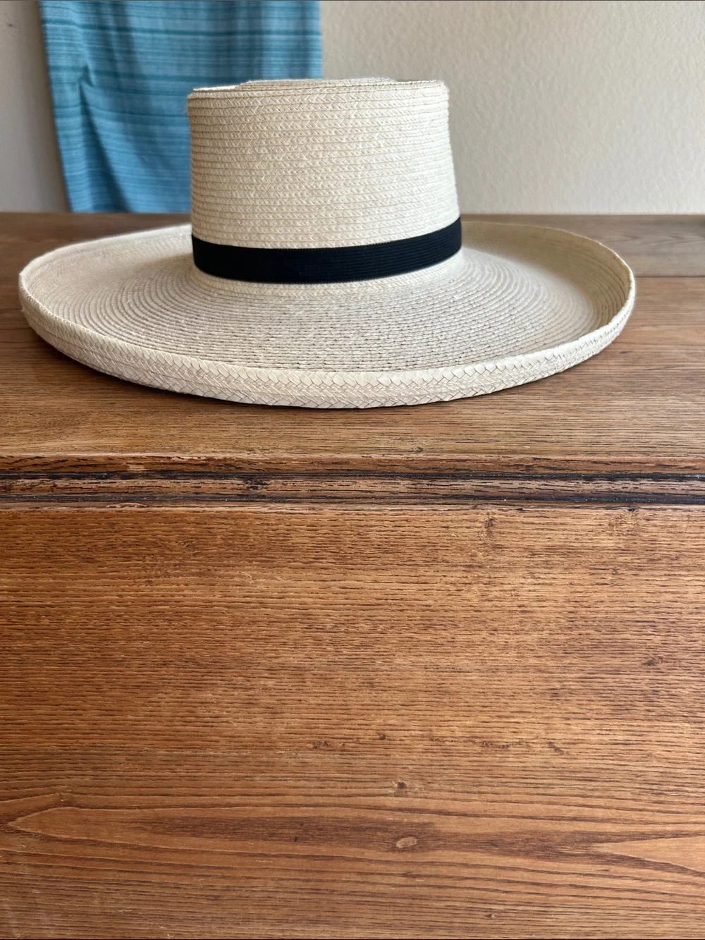 SunBody Handcrafted Palm Leaf Sun Hat in Natural Beige